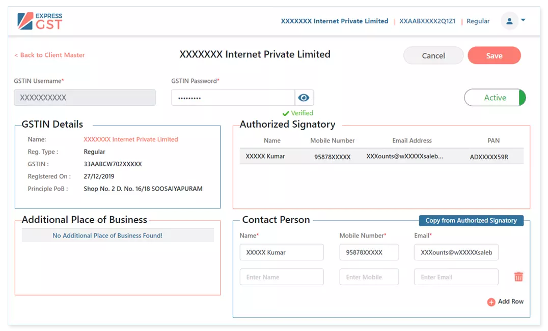 Dashboard at a Glance