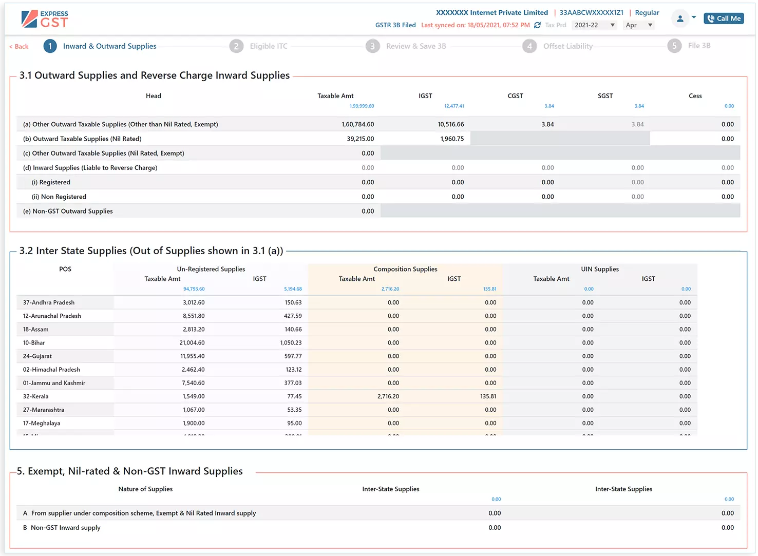 Supplier Wise Reco Summary